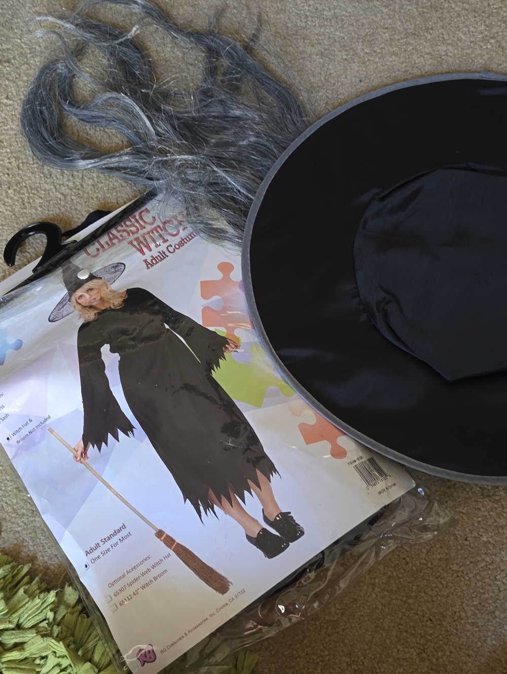Way to Celebrate Classic Witch Adult Costume Black